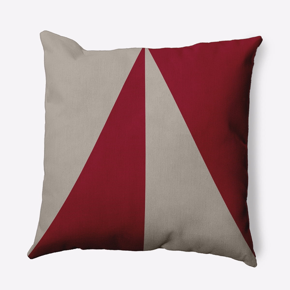 16" x 16" Simply Daisy Prism Autum Polyester Accent Pillow, Carmine Red Qty 1