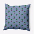 thumbnail image 1 of 16" x 16" Simply Daisy Radishes Pattern Polyester Accent Pillow, Cornflower Qty 1, 1 of 3