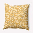 thumbnail image 1 of 16" x 16" Simply Daisy Seaweed Indoor/Outdoor Pillow, Egg Yolk Yellow Qty 1, 1 of 6
