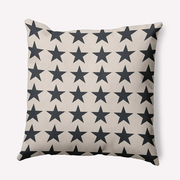 16" x 16" Simply Daisy Stars Indoor/Outdoor Pillow, Blue Qty 1