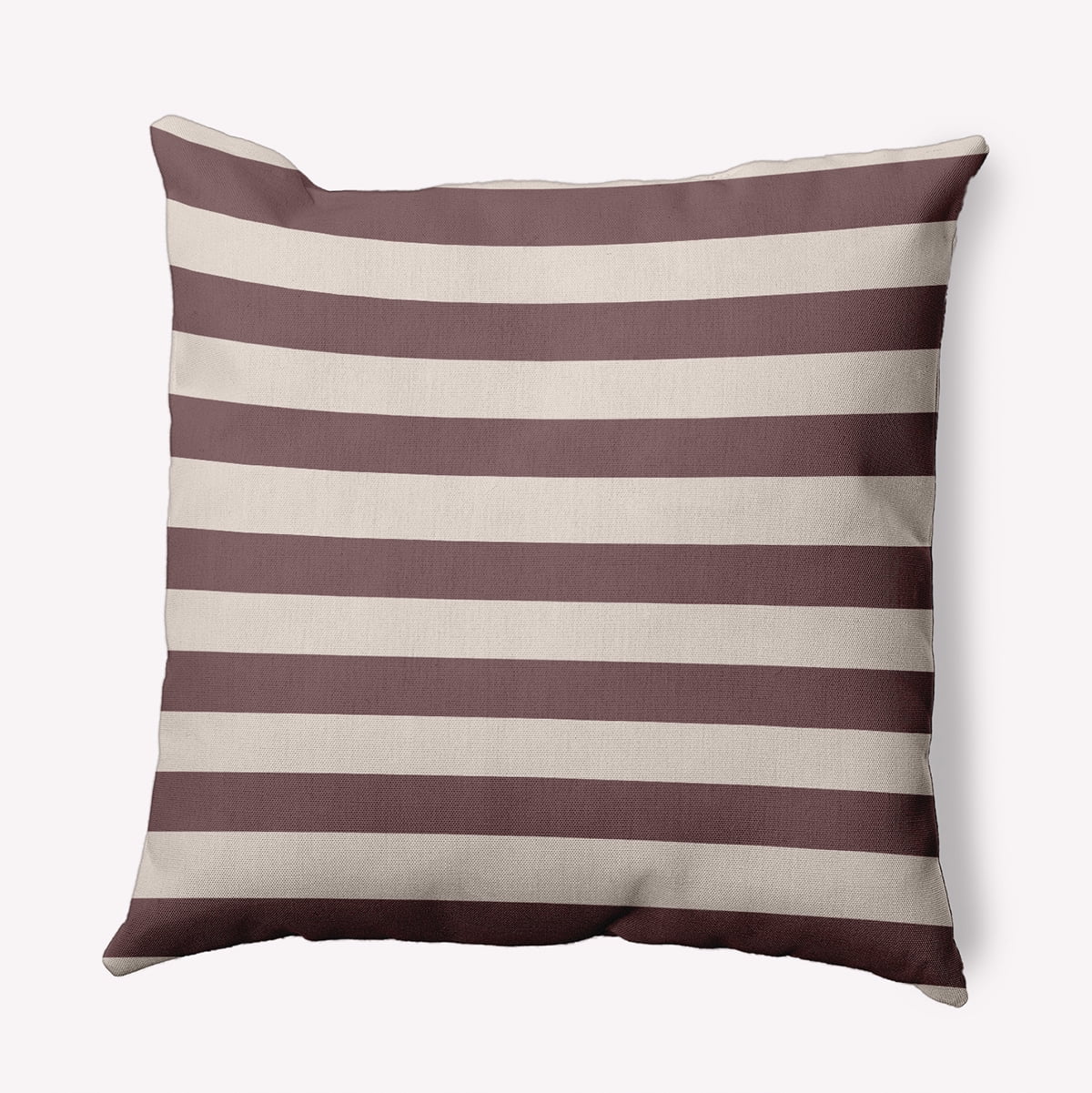 16" x 16" Simply Daisy Stripes Indoor/Outdoor Pillow, Red Qty 1
