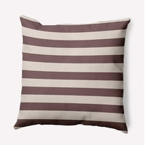 16" x 16" Simply Daisy Stripes Indoor/Outdoor Pillow, Red Qty 1