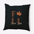 thumbnail image 1 of 16" x 16" Simply Daisy Sweet Fall Polyester Indoor/Outdoor Pillow, Black Qty 1, 1 of 6