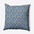 thumbnail image 1 of 16" x 16" Simply Daisy Three Veggies Pattern Polyester Accent Pillow, Cornflower Qty 1, 1 of 3