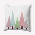 thumbnail image 1 of 16" x 16" Simply Daisy Triangle Trees Polyester Indoor/Outdoor Pillow, Light Green Qty 1, 1 of 3