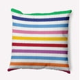 thumbnail image 1 of 16" x 16" Simply Daisy Zippy Stripe Polyester Accent Pillow, Multi Qty 1, 1 of 3