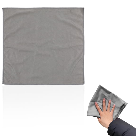 16” x 16” Universal Microfiber Glass Cleaning Cloth,Reusable Lint-Free Streak Free Polishing Cloth Wipes for Stainless Steel, Eyeglass, Mirror, Screen & Lense