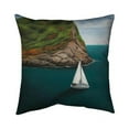 thumbnail image 1 of 16 x 16 in. At Seda In Porto Venere-Double Sided Print Indoor Pillow Cover, 1 of 1