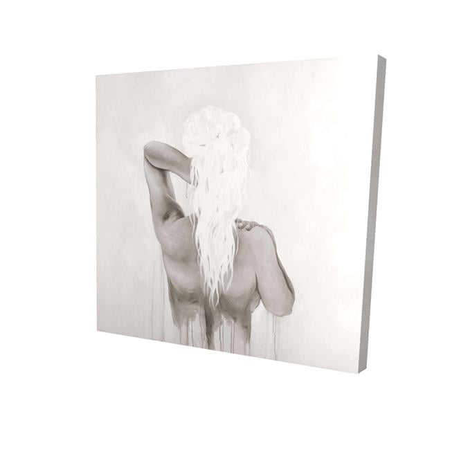 16 x 16 in. Beautiful Dreamy WomanPrint on Canvas
