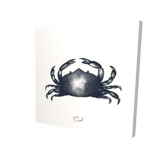 16 x 16 in. Blue Crab-Print on Canvas