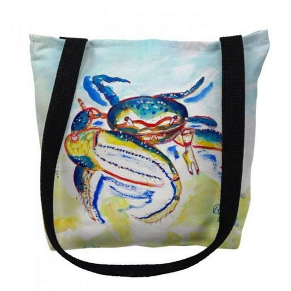 16 x 16 in. Colorful Fiddler Crab Tote Bag - Medium