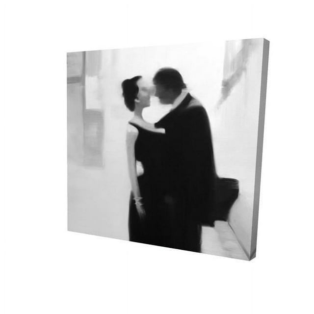 16 x 16 in. Couple in the Street-Print on Canvas
