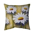 thumbnail image 1 of 16 x 16 in. Daisies At Sun-Double Sided Print Indoor Pillow Cover, 1 of 1