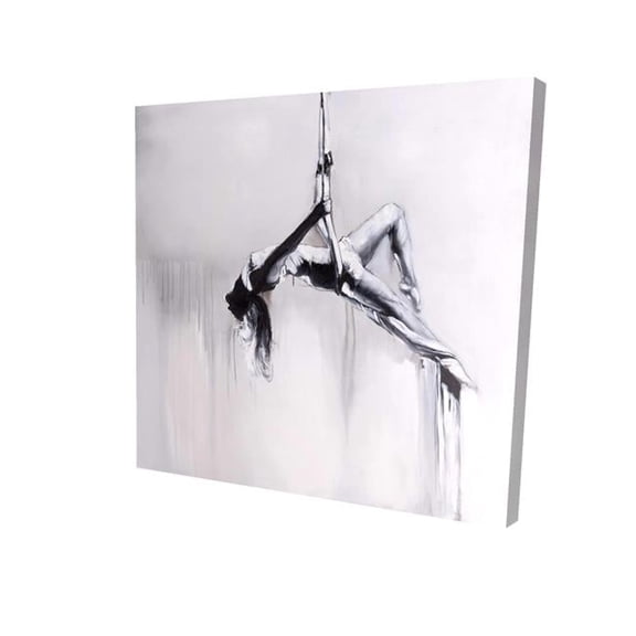 16 x 16 in. Dancer on Aerial Contortion-Print on Canvas