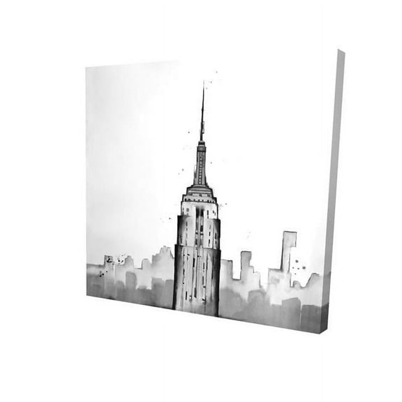 16 x 16 in. Empire State Building-Print on Canvas