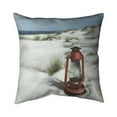 thumbnail image 1 of 16 x 16 in. Lantern on the Beach-Double Sided Print Outdoor Pillow Cover, 1 of 1