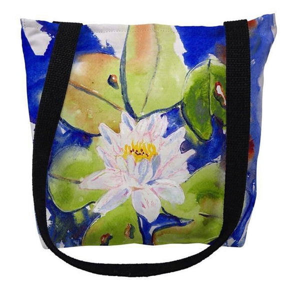 16 x 16 in. Lily Pad Flower Tote Bag - Medium