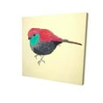thumbnail image 1 of 16 x 16 in. Little Purple Bird Illustration-Print on Canvas, 1 of 1