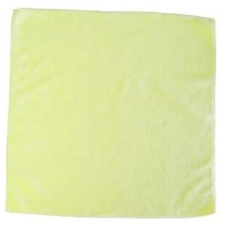 16 x 16 in. Microfiber Yellow Towel