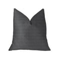 thumbnail image 1 of 16 x 16 in. Milan Flare Luxury Double Sided Throw Pillow - Black & Beige, 1 of 1