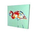 thumbnail image 1 of 16 x 16 in. Multicolored Flamingo-Print on Canvas, 1 of 1