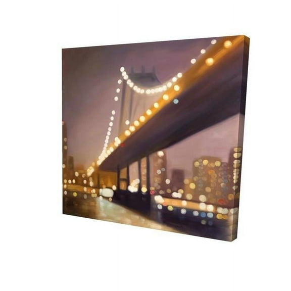 16 x 16 in. New-York At Night-Print on Canvas