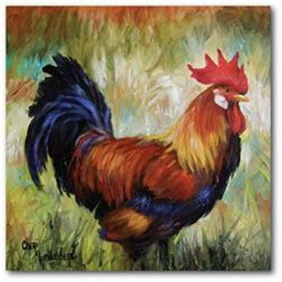 16 x 16 in. Rooster Gallery-Wrapped Canvas Wall Art
