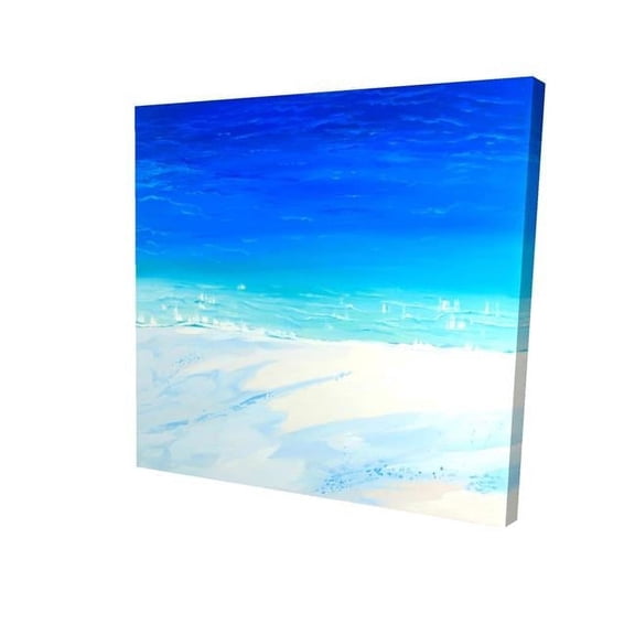 16 x 16 in. Satellite View of the Ocean-Print on Canvas