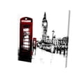 thumbnail image 1 of 16 x 16 in. Telephone Box & Big Ben of London-Print on Canvas, 1 of 1