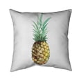 thumbnail image 1 of 16 x 16 in. Watercolor Pineapple-Double Sided Print Indoor Pillow Cover, 1 of 1