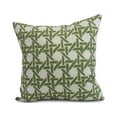 thumbnail image 1 of 16 x 16 inch, Rattan Geometric Geometric Print Pillow, Green, 1 of 2