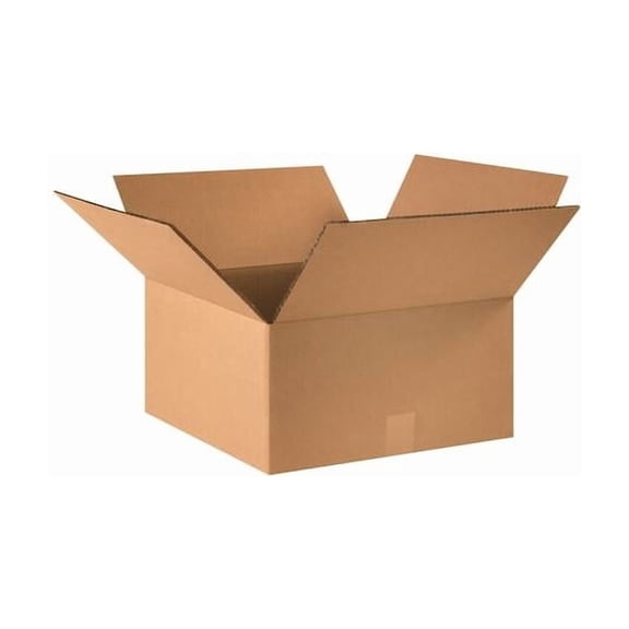 Partners Brand Box,Double Wall,16"x16"x6",Kraft,PK15 HD16166DW