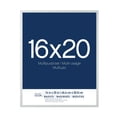 thumbnail image 1 of Studio Decor 16" x 20" Basics White Multipurpose Picture Frame - Includes Pre-attached Hanging Hardware, Horizontal or Vertical Display - 1 Pack, 1 of 3