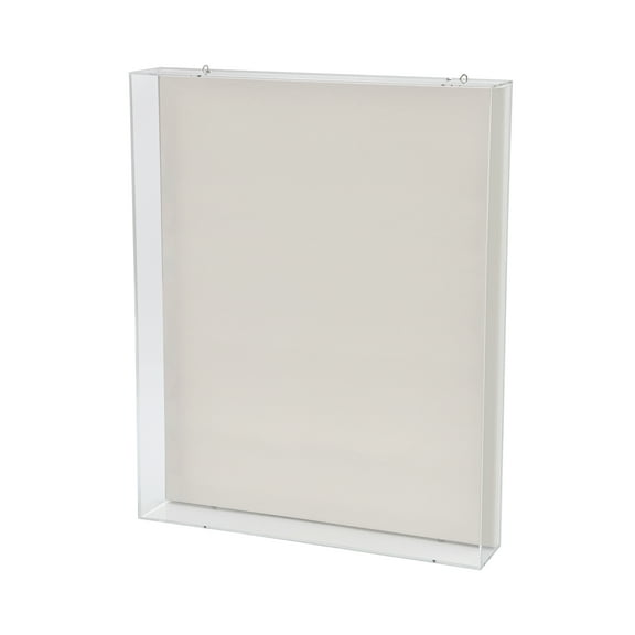 16" x 20" Clear Shadow Box by Studio Decor - Easy Back Loading Frame Includes Pre-attached Hanging Hardware - Horizontal Display - 1 Pack