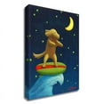 thumbnail image 1 of 16" x 20" Night Rider by Chris Miles - Wall Art Print on Canvas Fabric Blue, 1 of 3