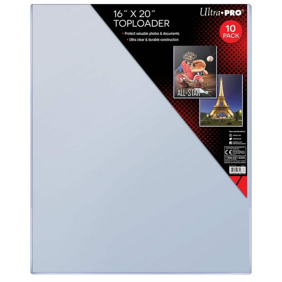 Ultra PRO: Toploader - 16" x 20" (10ct)