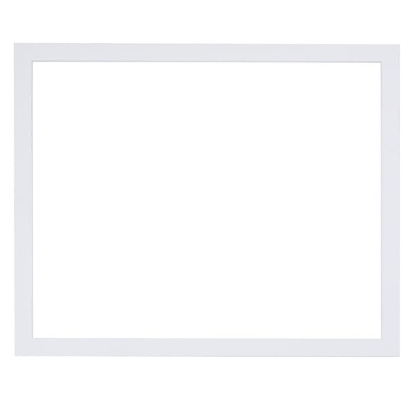 16" x 20" White Open Back Frame by Studio Dcor - Frame Posters - Canvas - Painting & Prints - Glass and Backing Sold Separately - 1 Pack