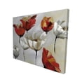 thumbnail image 1 of 16 x 20 in. Abstract Red & White Flowers-Print on Canvas, 1 of 1