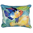 thumbnail image 1 of 16 x 20 in. Betsys Two Fish Large Indoor & Outdoor Pillow, 1 of 1