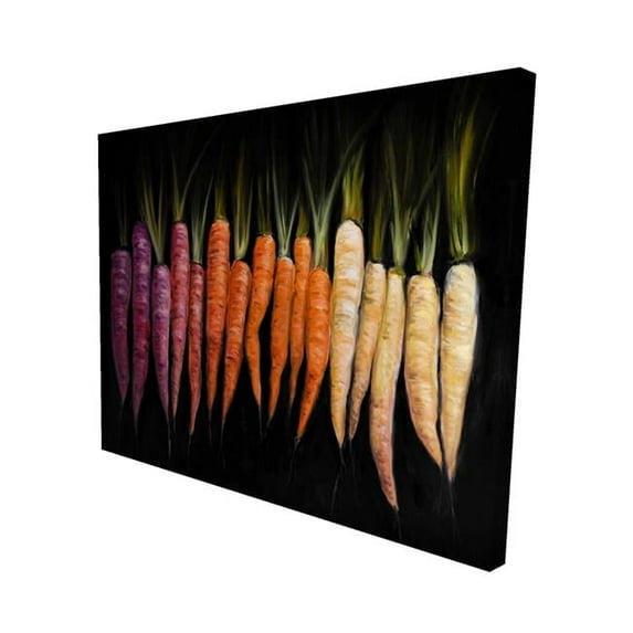 16 x 20 in. Colorful Carrots-Print on Canvas