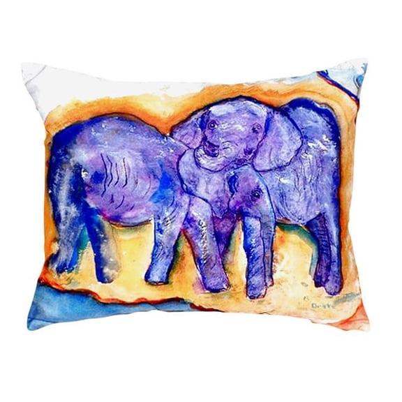16 x 20 in. Elephants No Cord Pillow