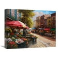 thumbnail image 1 of 16 x 20 in. Flower Market Cafe Art Print - Han Chang, 1 of 1