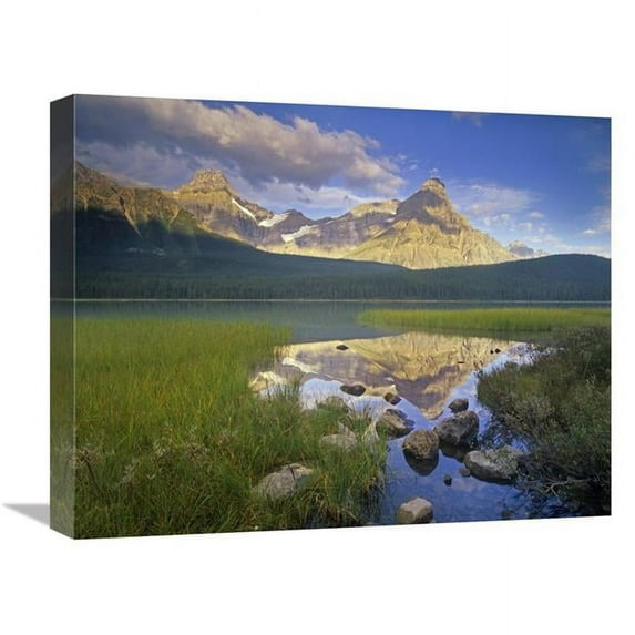 16 x 20 in. Howse Peak & Mount Chephren, Waterfowl Lake, Banff National Park, Alberta, Canada Art Print - Tim Fitzharris