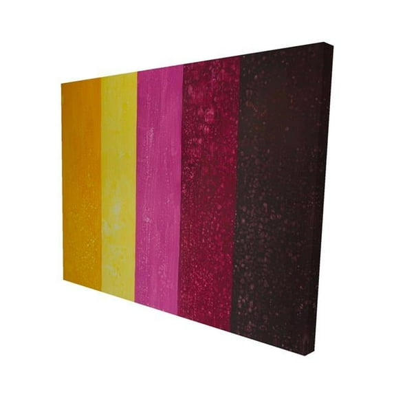 16 x 20 in. Live Stripes-Print on Canvas