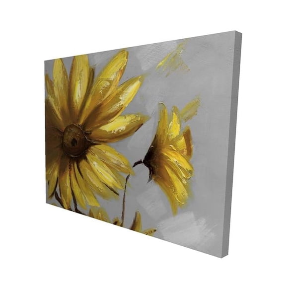 16 x 20 in. Mountain Arnica Flowers-Print on Canvas