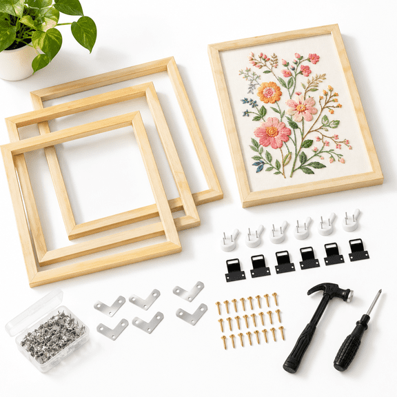 16 x 20 in Pine Wood Canvas Stretcher Bars 3 Set Art Craft Supplies