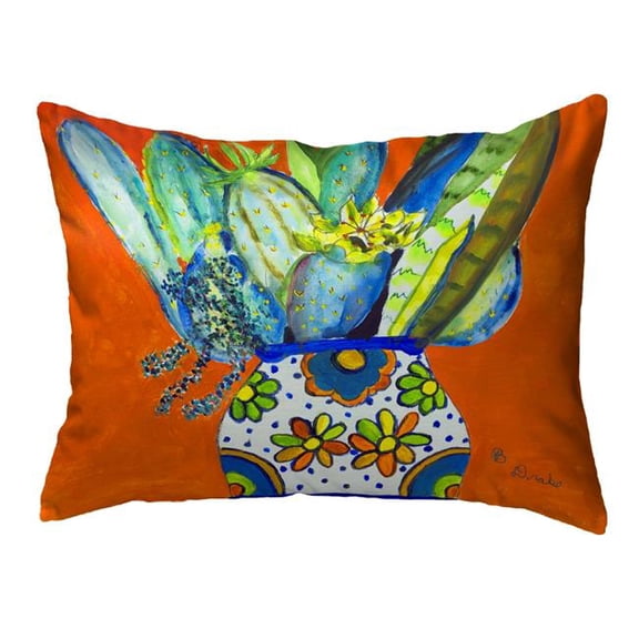 16 x 20 in. Potted Cactus Noncorded Pillow, Large