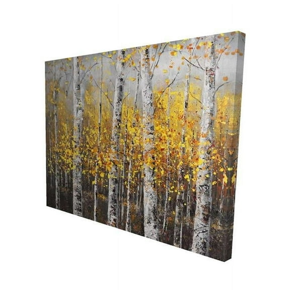 16 x 20 in. Sunny Birch Trees-Print on Canvas