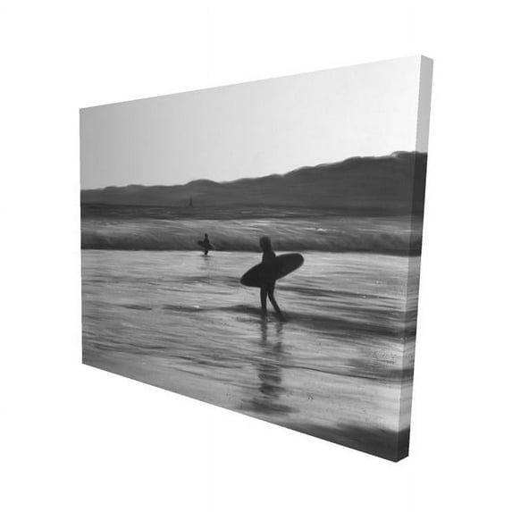 16 x 20 in. Surfers-Print on Canvas
