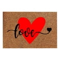 thumbnail image 1 of 16" x 24" Coir Valentines Day Rugs Valentines Outdoor Rug Valentines Mat Valentines Door Mat Outdoor Valentines Decorations Valentine Door Mat Valentines Day Door Mat, 1 of 8